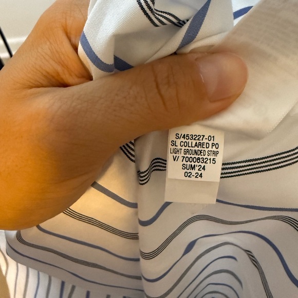 Nwt Banana Republic Striped Sleeveless Cotton Poplin Blouse - Picture 6 of 7